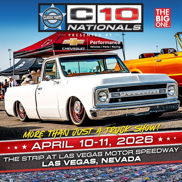 C10 Nationals Truck Show Weekend flyer April 2026